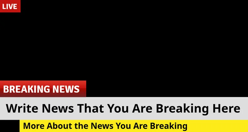 Breaking News Meme Template